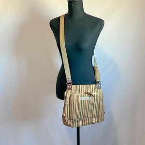 Striped Crossbody Bag